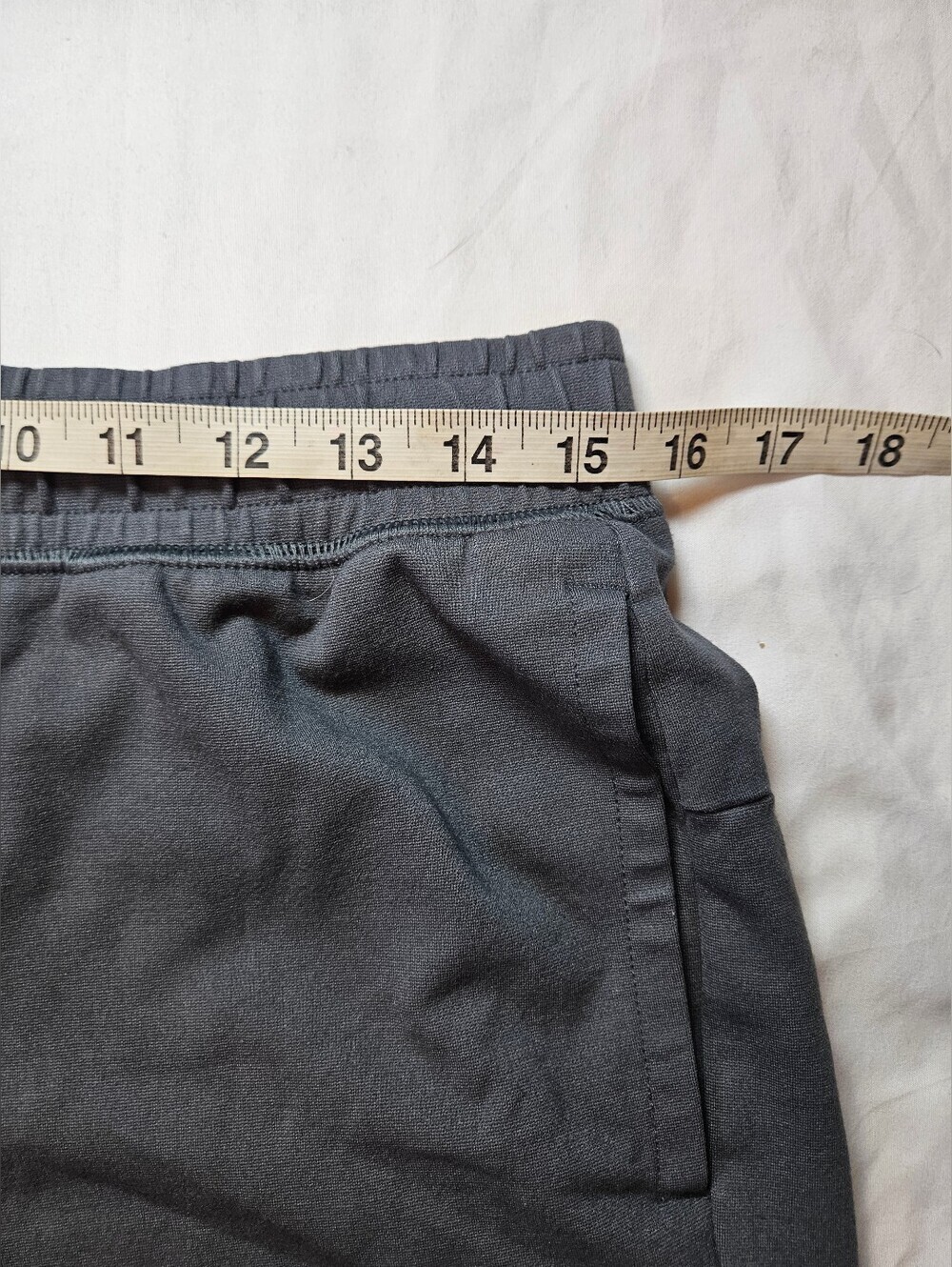 Members Mark Luxe Womens Gray Pull On Elastic Waist Active Shorts Size Medium - Picture 6 of 13